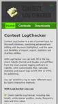 Mobile Screenshot of contestlogchecker.com