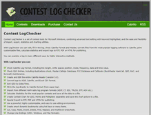 Tablet Screenshot of contestlogchecker.com